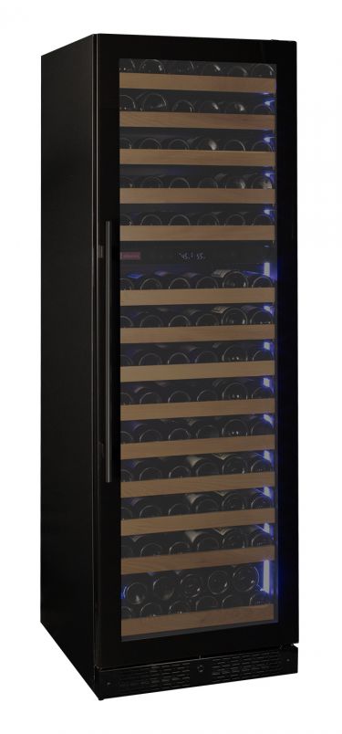 Allavino Reserva Series 154 Bottle Dual Zone Built-in Wine Refrigerator with Black Glass Door - Right Hinge