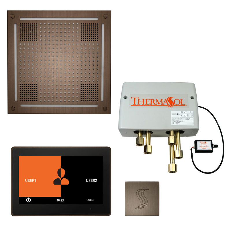 ThermaSol The Total Wellness Hydrovive Package with 10 Inch ThermaTouch Square