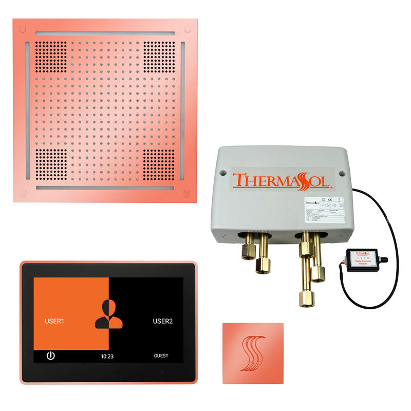 ThermaSol The Total Wellness Hydrovive Package with 10 Inch ThermaTouch Square