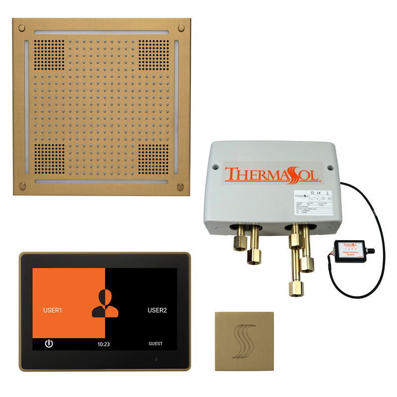 ThermaSol The Total Wellness Hydrovive Package with 10 Inch ThermaTouch Square