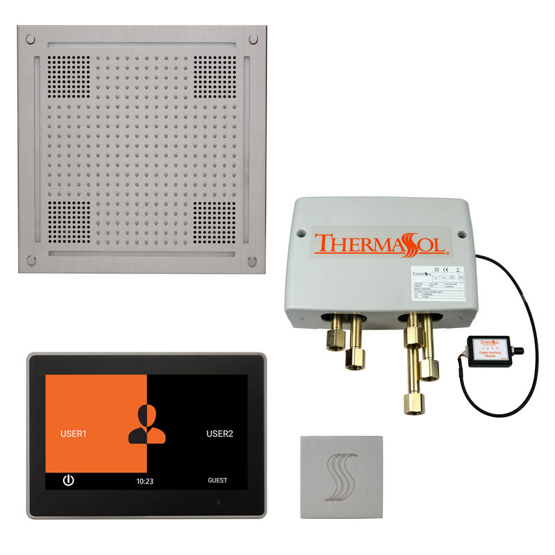 ThermaSol The Total Wellness Hydrovive Package with 10 Inch ThermaTouch Square