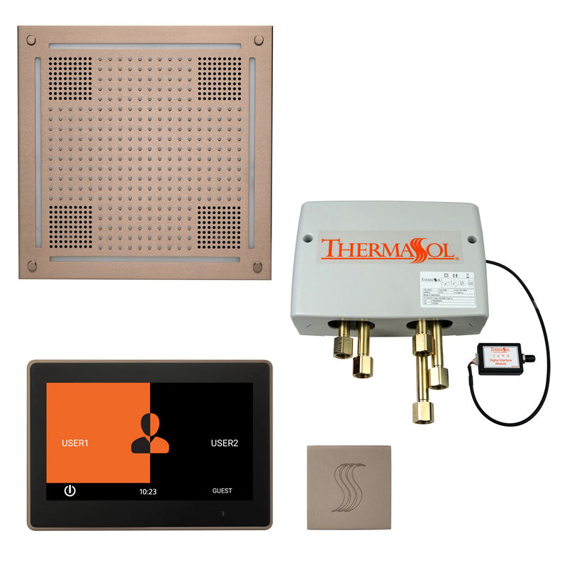 ThermaSol The Total Wellness Hydrovive Package with 10 Inch ThermaTouch Square