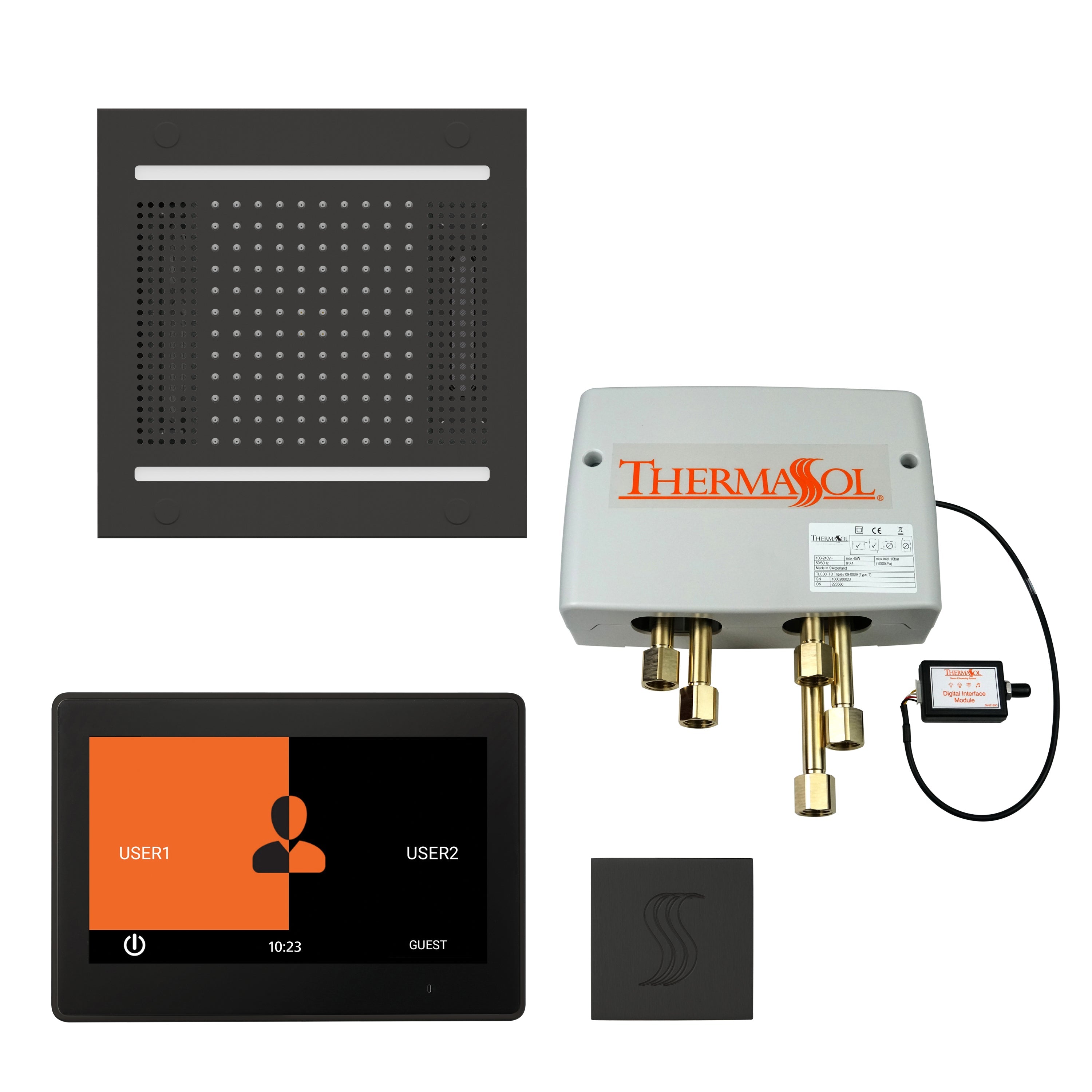 ThermaSol The Total Wellness Hydrovive 14 Package with 7" ThermaTouch Square