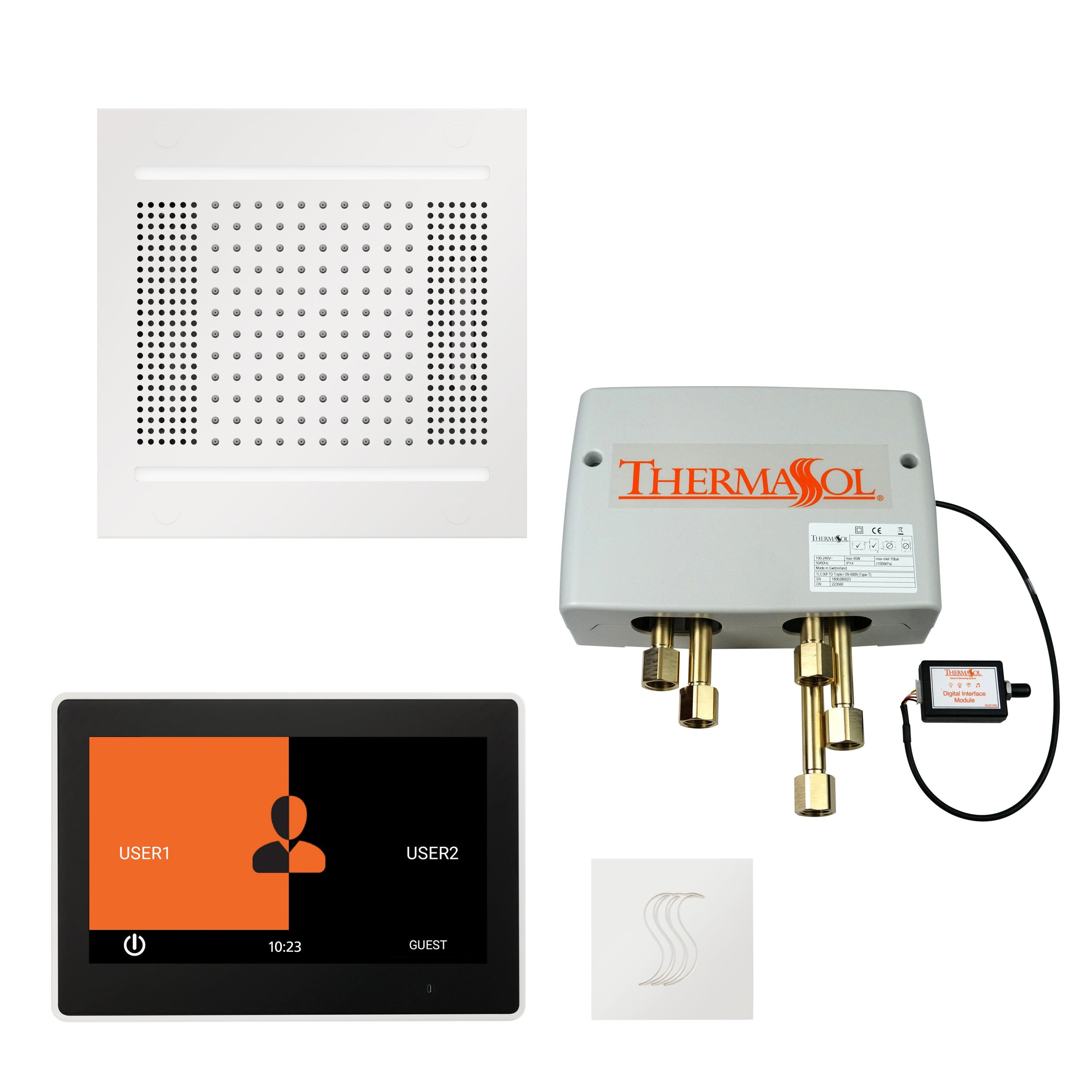 ThermaSol The Total Wellness Hydrovive 14 Package with 7" ThermaTouch Square