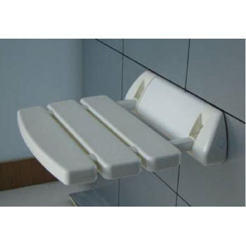 Amerec 9270-02 RELAX Relax Fold Down White Shower Seat, 13 1/2" x 13 1/2"