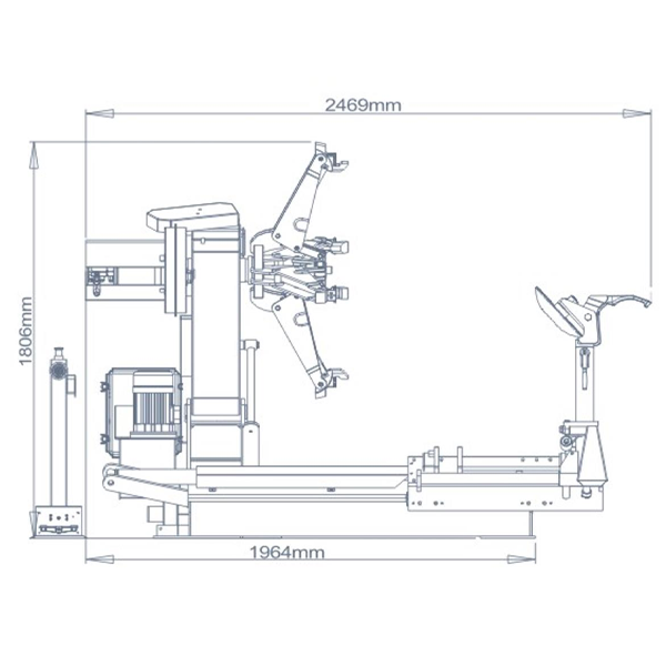 Combo : Heavy Duty Truck Tire Changer Machine KT-T160 & Wheel Balancer KT-B795