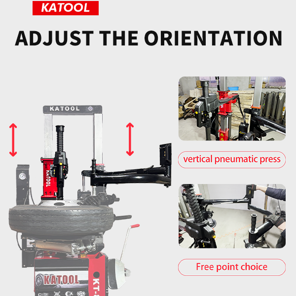 KATOOL Tire Changer KT-T855 Vertical Tire Press changer Wheel Changer Machine