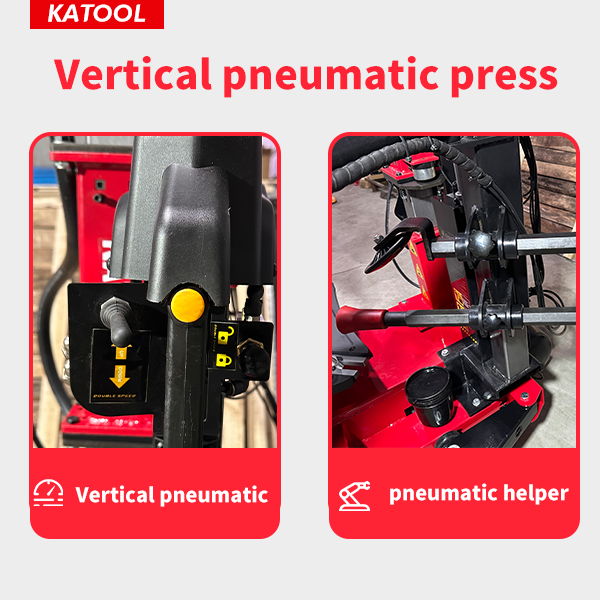KATOOL Tire Changer KT-T855 Vertical Tire Press changer Wheel Changer Machine